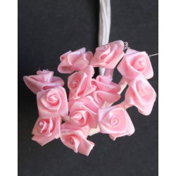 RAMILLETE 12 FLORES ROSA R-...