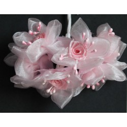 RAMILLETE 6 FLORES ROSA C-...