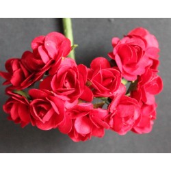 RAMILLETE 12 FLORES ROJAS...