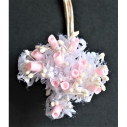 RAMILLETE 12 FLORES ROSA C-...