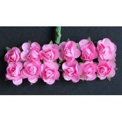 RAMILLETE 12 FLORES ROSA C-...
