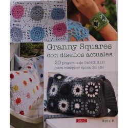 GRANNY SQUARES CON DISEÑOS...